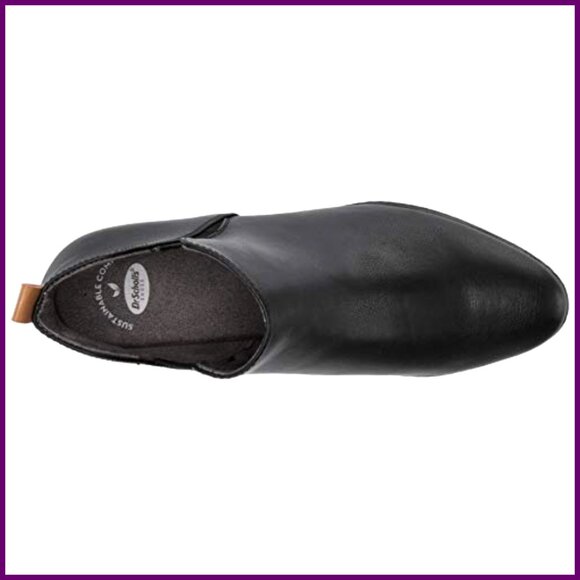 Women's Ankle Booties 2 Inch Block Heel Slip On Eco Friendly - Picture 6 of 8